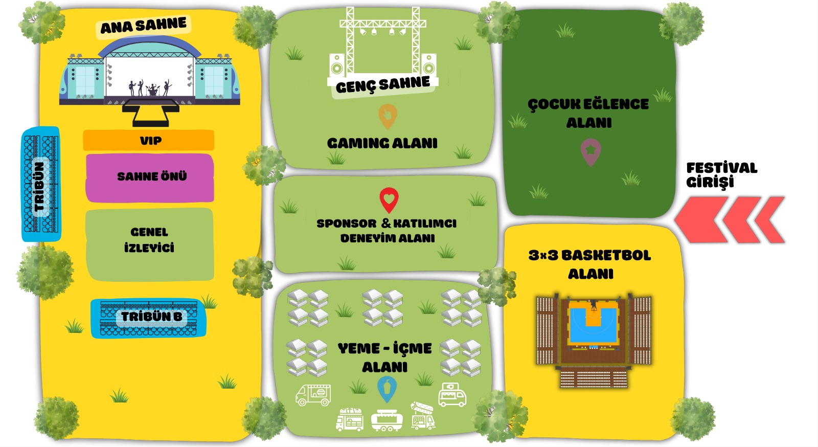 Festival Haritası